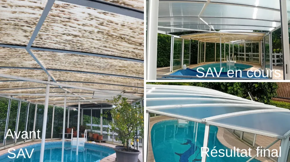 Abris de piscine pas cher à Ternay