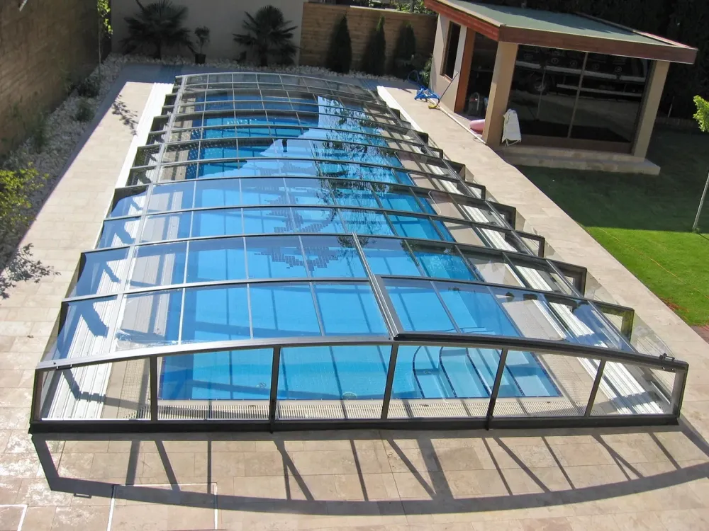 6 Abris de piscine bas 