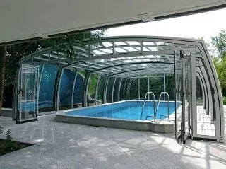 19 Abris de piscine Haut porte accordéon   (8)